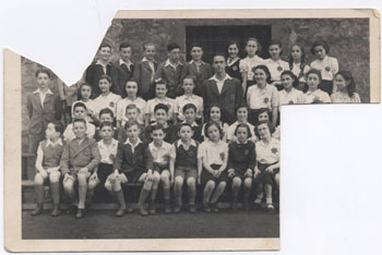 Frieda's 1940/1941 school photo. Czechoslovakia.
