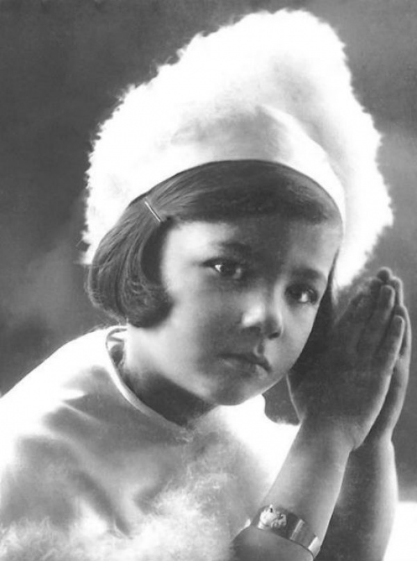 Zahava Sweet in Purim dress