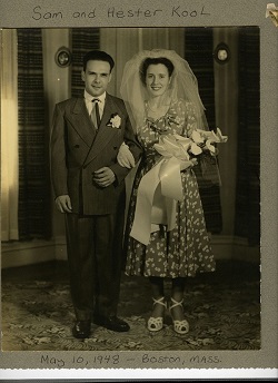 Sam and Hester Kool  Boston, MA 1948
