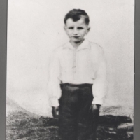 Henry Friedman as a small boy in Brody, Poland. 1936.