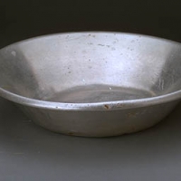 A bowl from Allach, a subcamp of Dachau. This bowl was given to Magda in a DP camp by a former prisoner of Allach.
