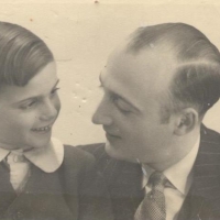 Pete and his father in 1941.