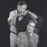 Ed Kaye with his wife Ann, 1997. Photograph from the book, The Triumphant Spirit.