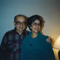 Stella with her husband Morris, 1992
