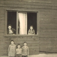 Josh (standing in the middle), Berlin, 1947.