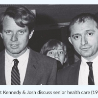 Josh with Robert Kennedy, 1968.