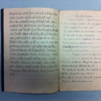 Heinz' school notebook from Shangai.