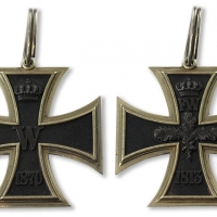 Heinz' father Walter received this Iron Cross medal for his bravery in combat in World War I.