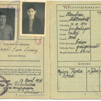Heinz' passport, 1939.