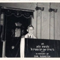 Joe at his Bar Mitzvah, 1950.