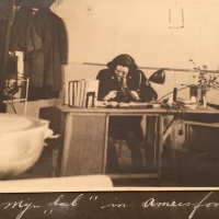 Carla's lab. After the war, Carla worked as a medical officer in a prisoners camp for arrested Dutch Nazis.