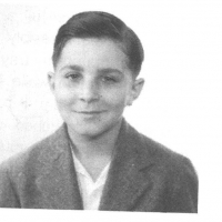 George Elbaum in his passport photo, 1949.
