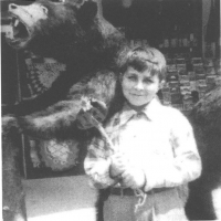 George as a tourist in Smoky Mountains, 1950.