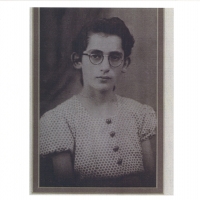 Noémi's sister Erzsebet, 12 years old, 1943.