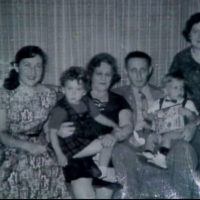 From left to right Sol, Sol's cousin, Gloria Birulin, Sol's mother, Sol's father, Mark Birulin, Ann. 1960