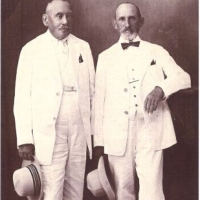 Irene's grandfather Itzhak Ginzburg and her great uncle. Palestine 1925