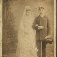 Agi's grandparents circa 1890, Budapest