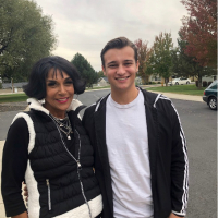 Agi's daughter Lisa with grandson Ethan, 2019.