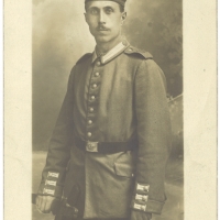James' father Fritz Koehler poses in his corporal uniform from the Kaiser’s Army, 1914. 