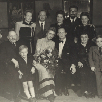 A family wedding party, Henry far right, Shanghai