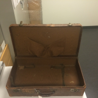 Inside of Peter's suitcase