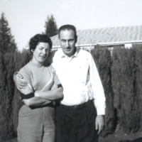 Ada and Hans in Portland, 1964.
