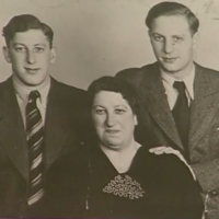 7. Fred Roer, mother and brother before deportation