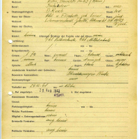 9. Fritz Roer Incarceration Document from Auschwitz