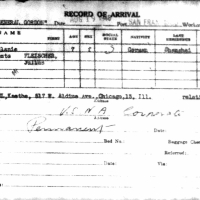 16. Hannah’s Record of Arrival in the United States