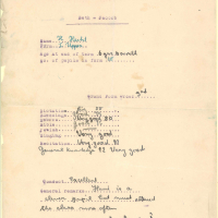 9. Hannah’s Hebrew School Report Card